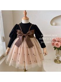 Korea style Fashion Winter Child Dress 