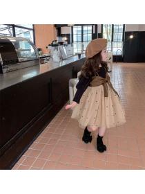 Korea style Fashion Winter Child Dress 