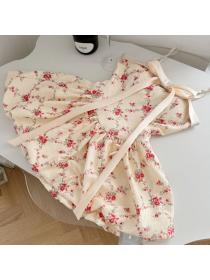 Korea style Summer Sexy Floral Dress 