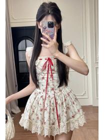 Korea style Summer Sexy Sleeveless dress 