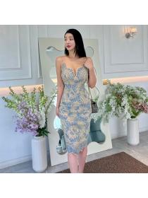 Korea stye Summer Fashion Hip-full Dress for women