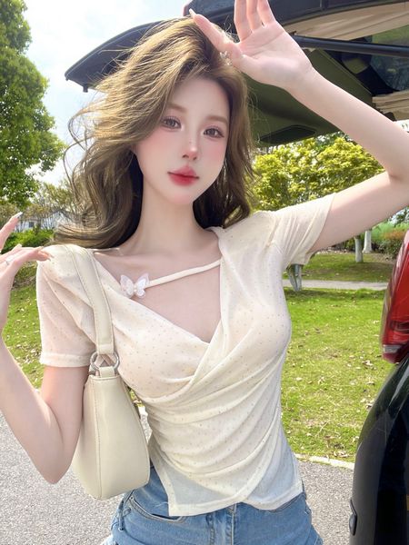 Korea stye Summer Sexy Slim T-shirt