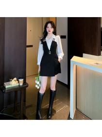 Korea style Elegant Long sleeve 2 pieces set