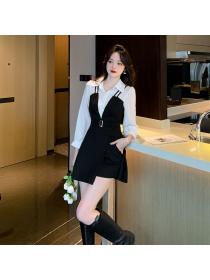 Korea style Elegant Long sleeve 2 pieces set