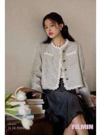 Korea style Matching Retro Jacket