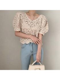 Korean style Summer Puff sleeve Top