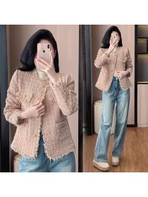 Vintage style Fashion Tweed Short jacket