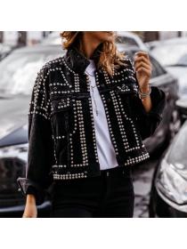 European style Sexy Denim Jacket for women