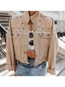 European style Sexy Denim Jacket for women