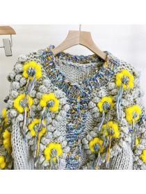 European style Winter fashion Loose Knitting Cardigans