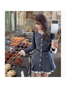 Korea style Luxury Autumn new Long sleeve dress 