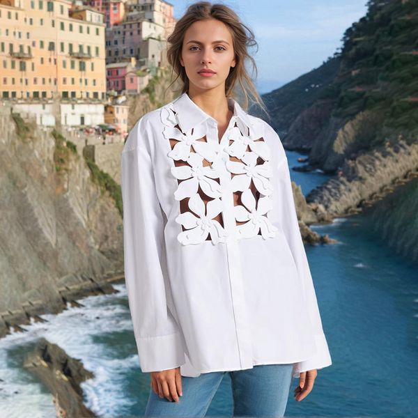 European style Autumn fashion Long sleeve Long sleeve blouse