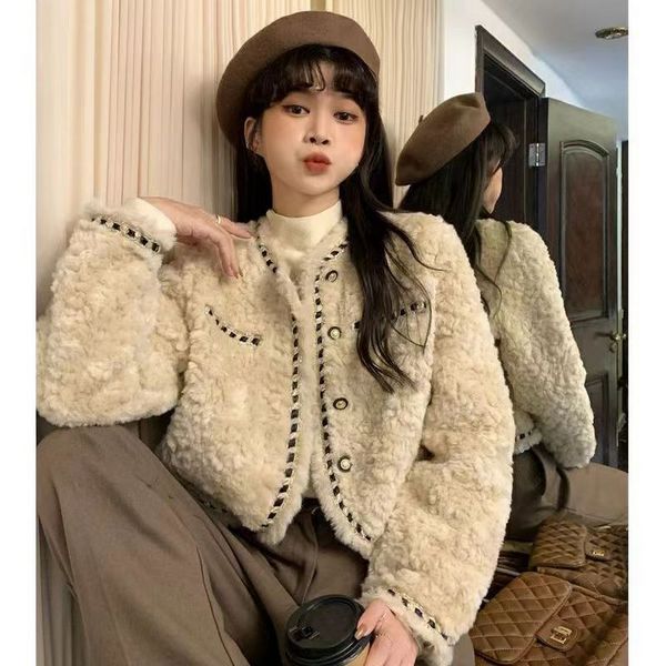 Korean style Winter fashion Warm Loose Short coat