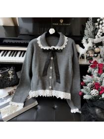 Korean style Winter fashion Knitting Cardigans