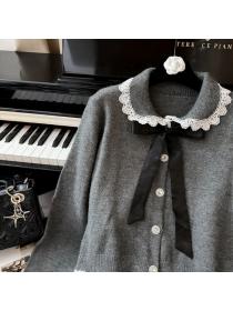 Korean style Winter fashion Knitting Cardigans