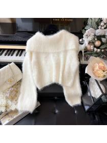 Korean style Autumn newSweet Long sleeve Knitting Cardigans 