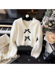 Korean style Autumn newSweet Long sleeve Knitting Cardigans 