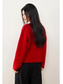 On Sale Short all-match sweater temperament coat