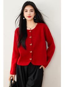 On Sale Short all-match sweater temperament coat