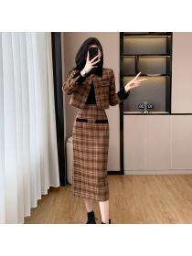 For Sale Clip cotton skirt long skirt 2pcs set