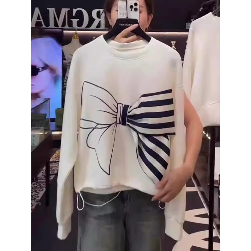 Bowknot Matching Fashion Style T Shirt