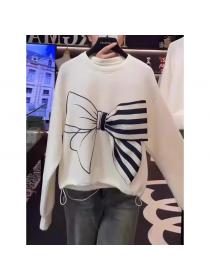 Bowknot Matching Fashion Style T Shirt 