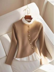 Button Matching  Color Matching  Irrgular Design Top 