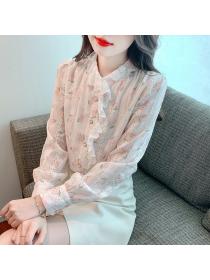 emperament lace Matching  show  thin Western style shirts