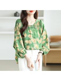 Large yard shirt round neck small shirt for women