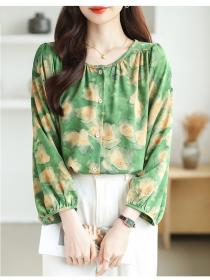 Large yard shirt round neck small shirt for women