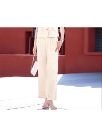 Temperament casual pants business suit 2pcs set for women