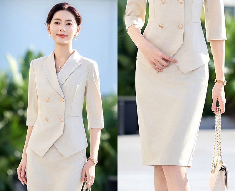 Temperament business suit coat 2pcs set for women