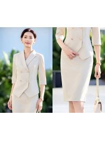 Temperament business suit coat 2pcs set for women