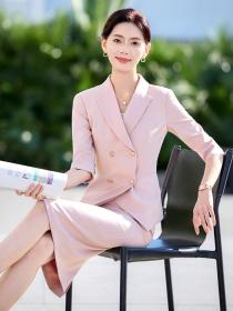 Temperament business suit coat 2pcs set for women