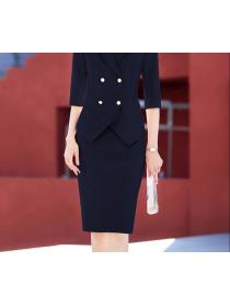 Temperament business suit coat 2pcs set for women